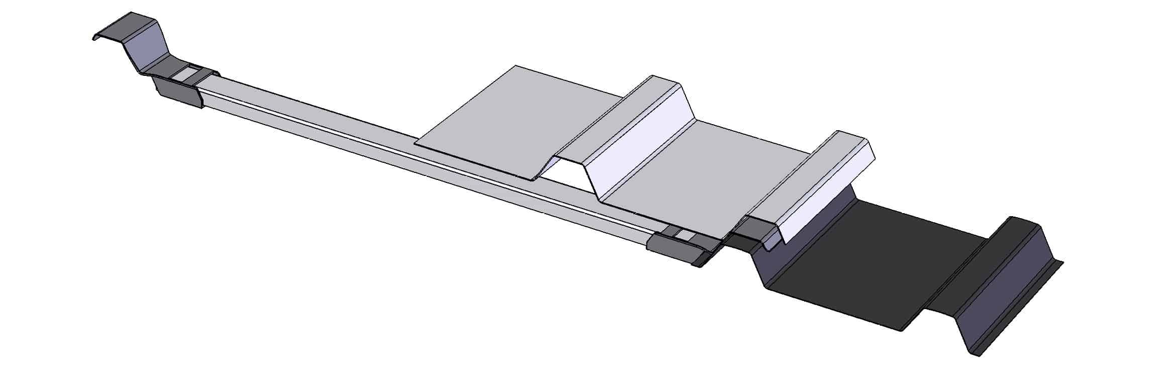 bracket and roof sheet assy